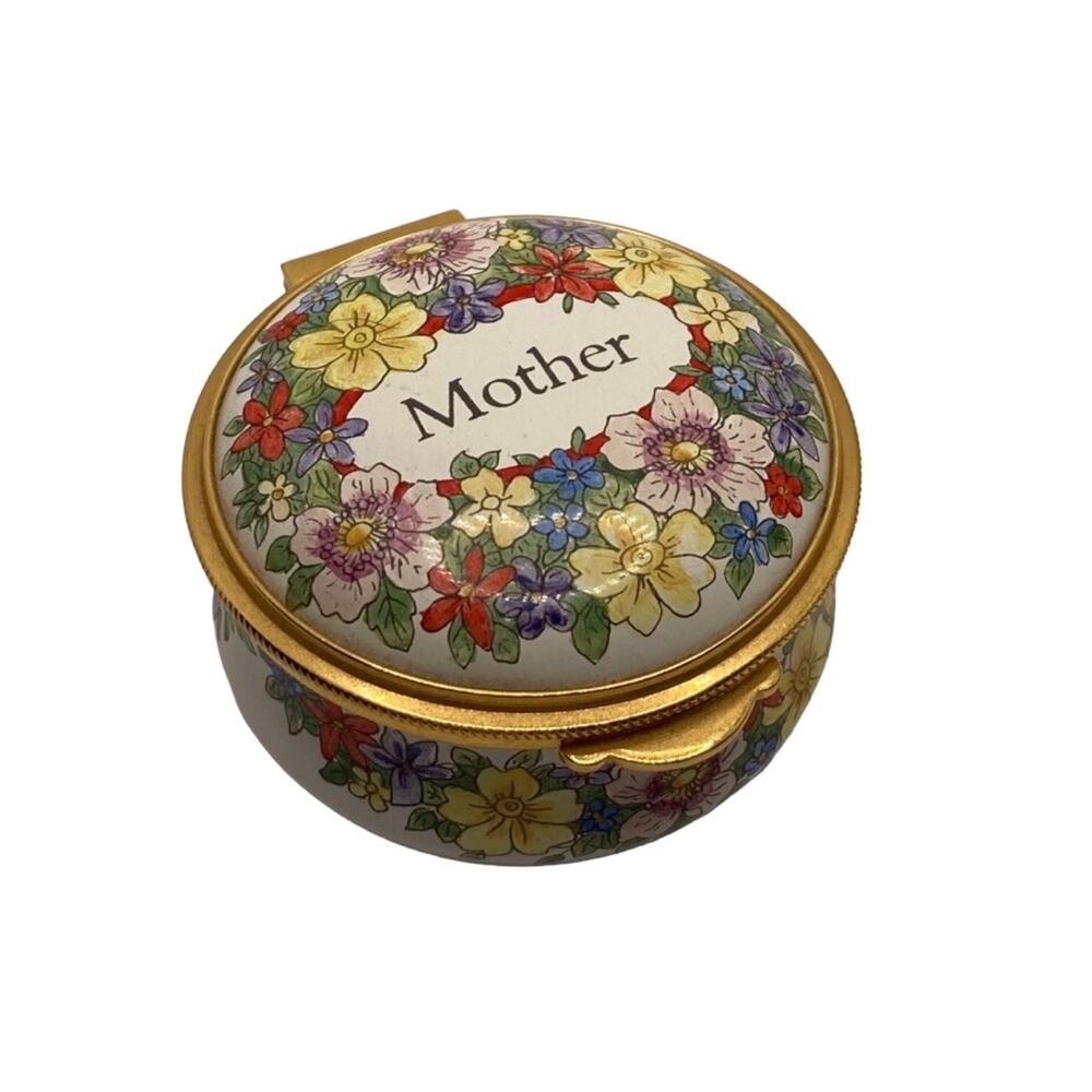 Vintage Stafforshire Mother Trinket Box